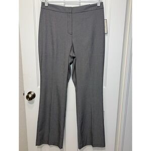 NEW Dana Buchman Midrise Bootcut Dress Pants Black White Geometric Size 12